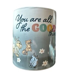 Disney Bambi Thumper You Are All The Good Things Coffee Mug Cup Bird Flower 20oz
